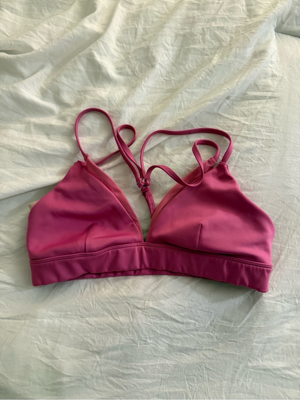 ALO Yoga Hot Pink Triangle Bralette